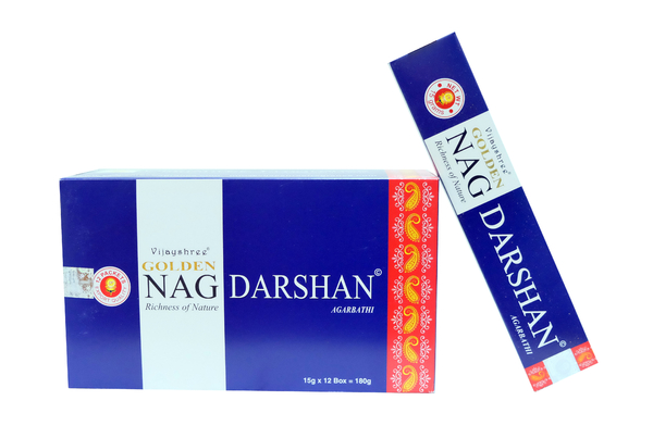 Благовония на пыльцевой основе Vijayshree "Golden NAG Darshan" (б-31-19)