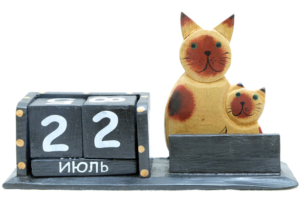 Календарь с визитницей и котом (ка-15)