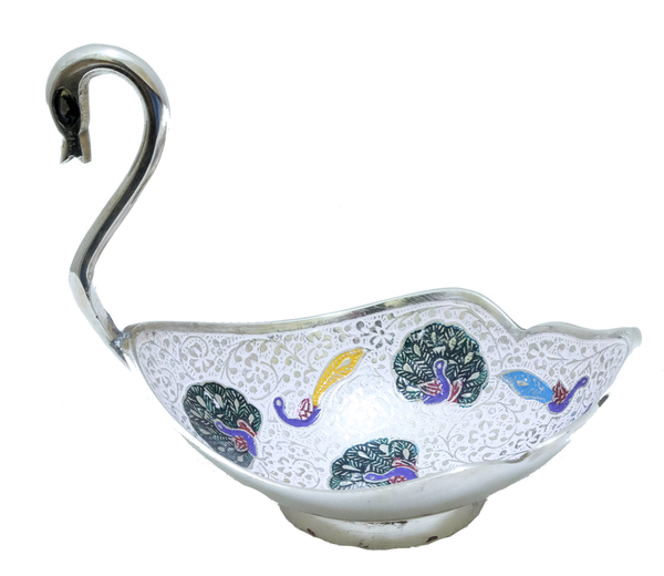 Салатница латунная, 2 вида, 2 расцветки, Индия, (пл-87)