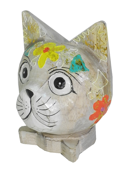 Кот-копилка, 6 цветов (кн-164)