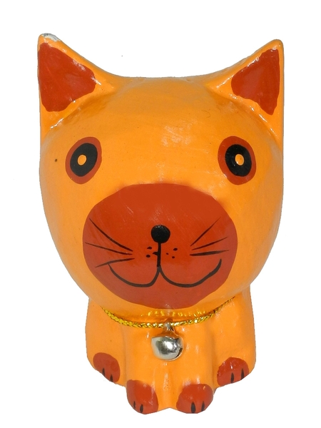 Котик с колокольчиком, 4 цвета (кн-204)