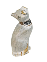 Кошечка смотрит вверх с зеркалами, 3 цвета, (кн-209)