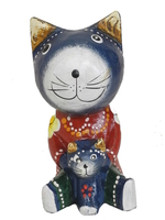 Котик держит котенка, 5 цветов (кн-208)