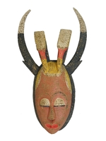 Маска индонезийская, дерево балса, (ми-03)