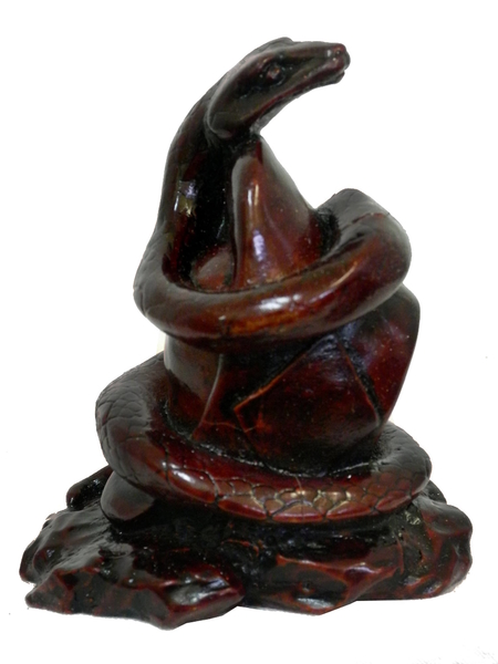 Змея с чашей достатка, маленькая (х-190)