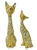 Кот и кошечка алюминиевые, пара, 2 цвета (ка-30)
