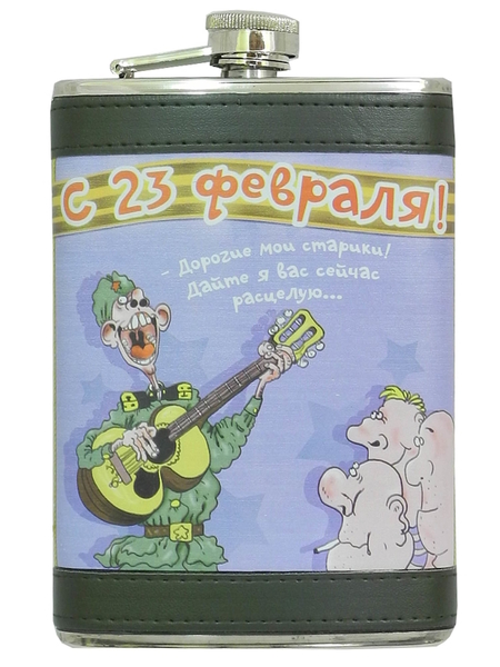 Фляга стальная в ассортименте (фс-01)