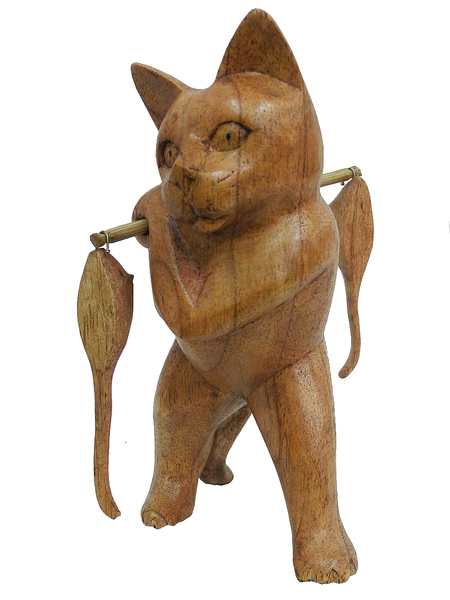 Кот суара несет мышек (кс-31)