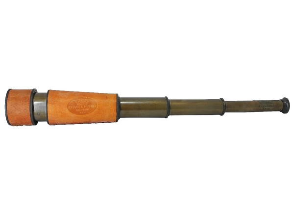 Телескоп латунный в деревянном боксе (тл-34)