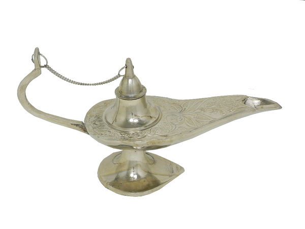 Лампа Алладина, латунная, 2 цвета, (лл-22)