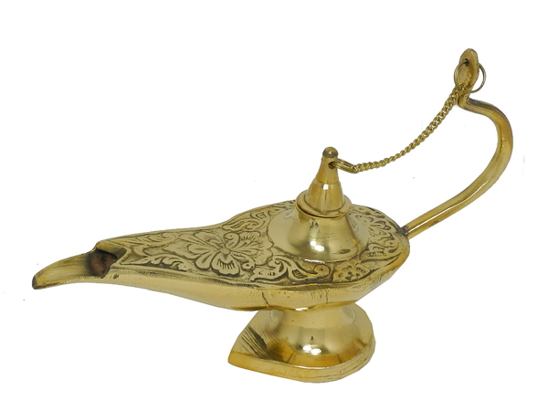 Лампа Алладина, латунная, 2 цвета, (лл-20)