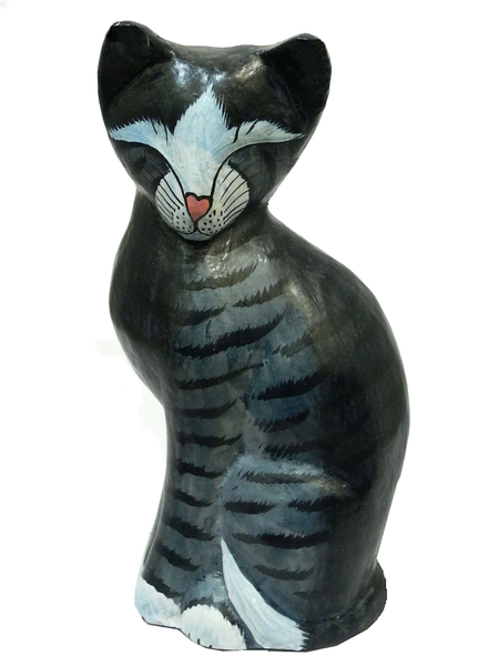 Кот смотрит вниз, 4 цвета (к-644)
