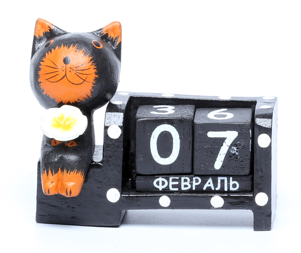 Календарь с котиком или лягушкой, много расцветок, Индонезия, (к-146)