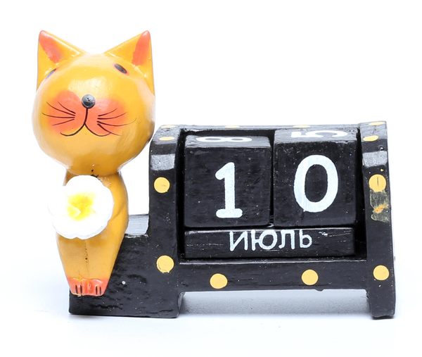 Календарь с котиком или лягушкой, много расцветок, Индонезия, (к-146)