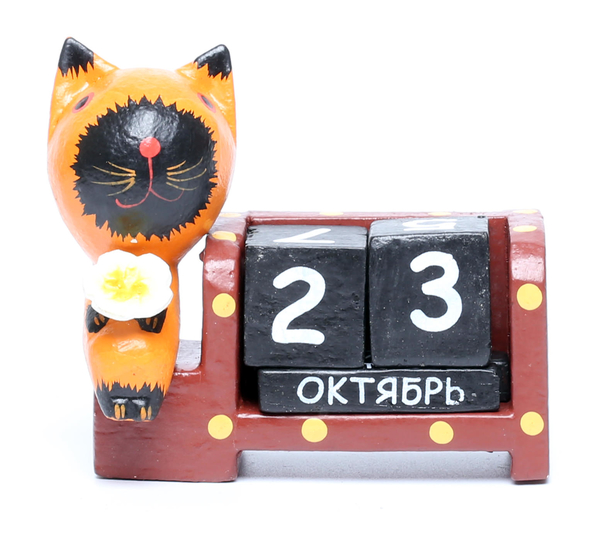 Календарь с котиком или лягушкой, много расцветок, Индонезия, (к-146)