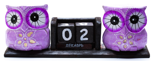 Календарь с двумя совами (ка-40)