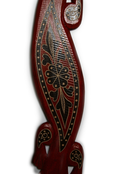 Ящерица Индонезия, дерево балса, красная, 8 видов (я-26а)