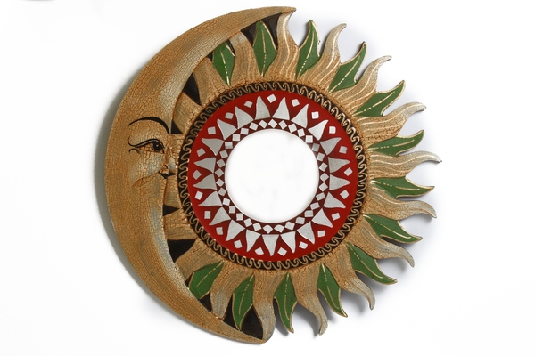 Солнышко-зеркало, (Индонезия), d-40см, 4 вида (си-234а)
