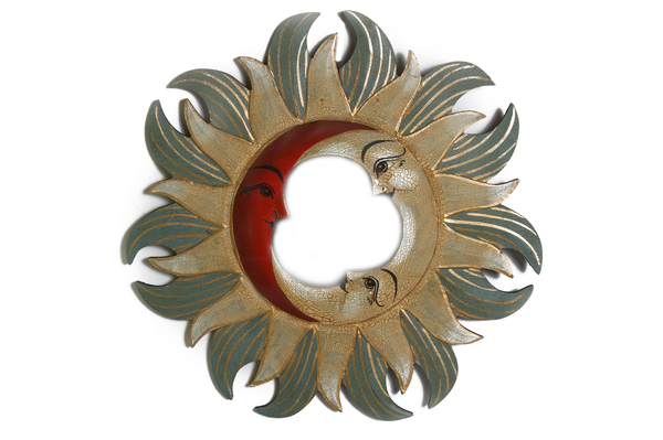 Солнышко-зеркало, (Индонезия), d-40 см, 5 цвета (си-242в)